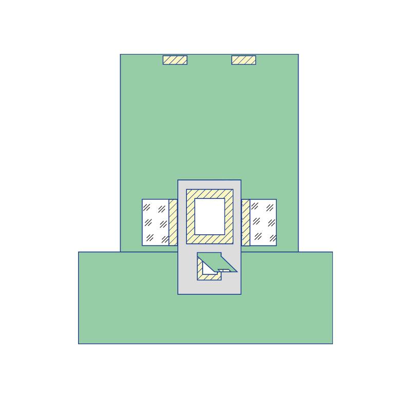 Покриття операційне 260Х160 см для лапароскопії №4 (з однією шторкою) Taipan-Pharm стерильне СМС-35 гр/м2